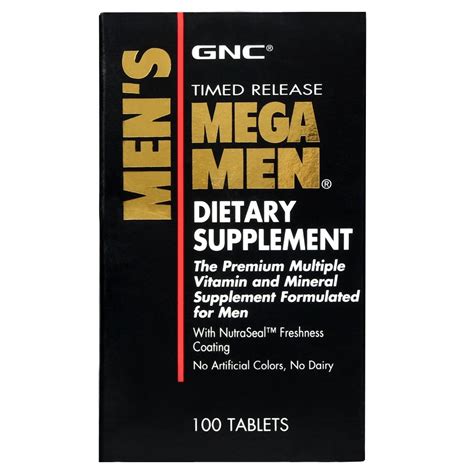 mega men dietary supplement.